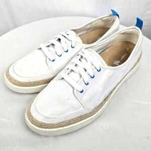 Vionic White Canvas Espadrille Sneakers Sz 11